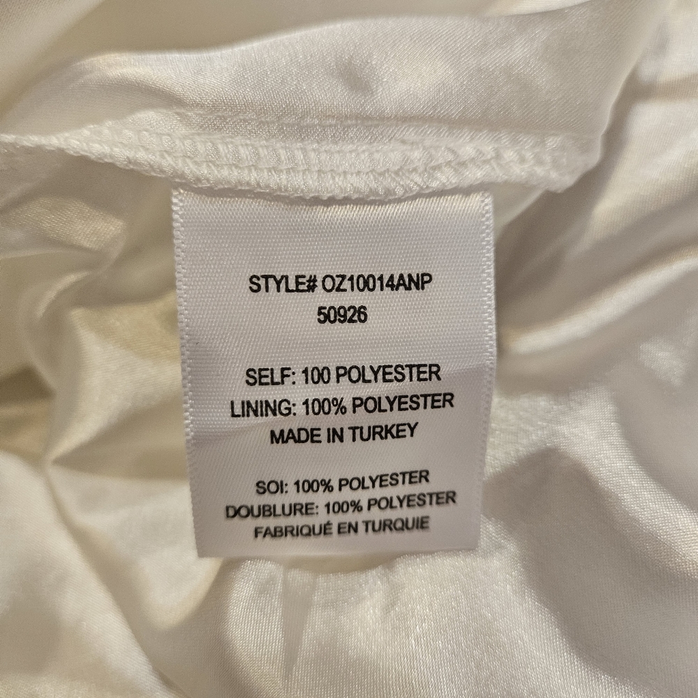 NWT - Anthropologie Eva Franco Sheer White Polka Dot Skirt - Picture 10 of 13